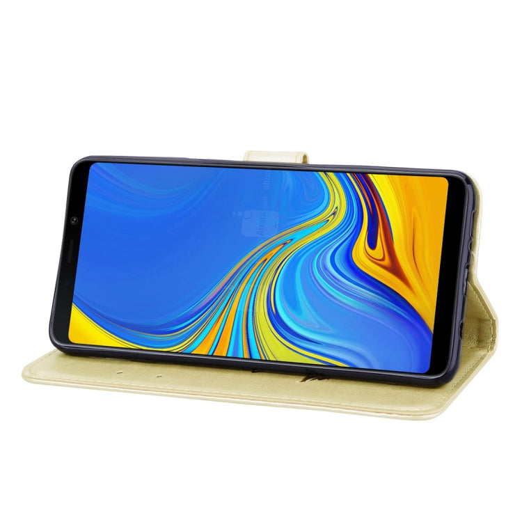 Rose Embossed Horizontal Flip PU Leather Case for Samsung Galaxy A9 (2018) , with Holder & Card Slots & Wallet, For Samsung Galaxy A9 (2018)
