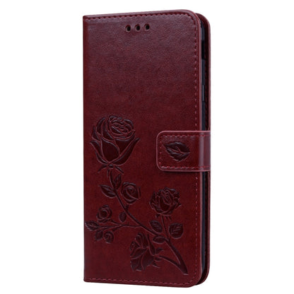 Rose Embossed Horizontal Flip PU Leather Case for Samsung Galaxy J4 Plus, with Holder & Card Slots & Wallet, For Samsung Galaxy J4 Plus
