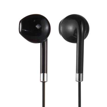 Black Wire Body 3.5mm In-Ear Earphone with Line Control & Mic for iPhone, Galaxy, Huawei, Xiaomi, LG, HTC and Other Smart Phones
