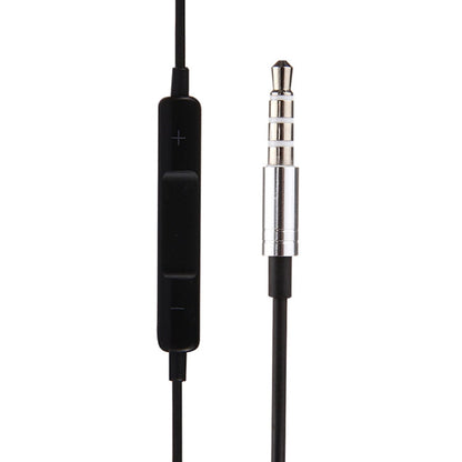 Black Wire Body 3.5mm In-Ear Earphone with Line Control & Mic for iPhone, Galaxy, Huawei, Xiaomi, LG, HTC and Other Smart Phones