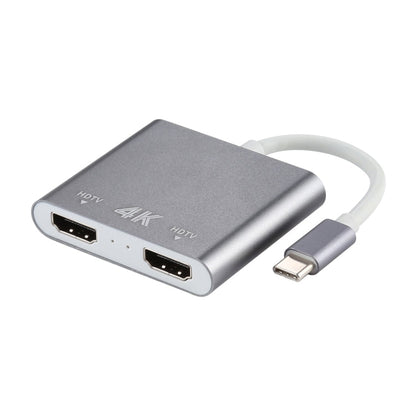 4K Ultra HD Dual HDMI Interface Output to USB-C / Type-C Adapter, 9175B