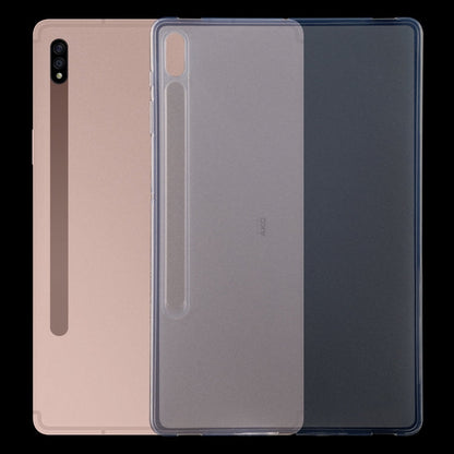 For Samsung Galaxy Tab S7 0.75mm Shockproof Outside Glossy Inside Frosted TPU Protective Case, For Samsung Galaxy Tab S7