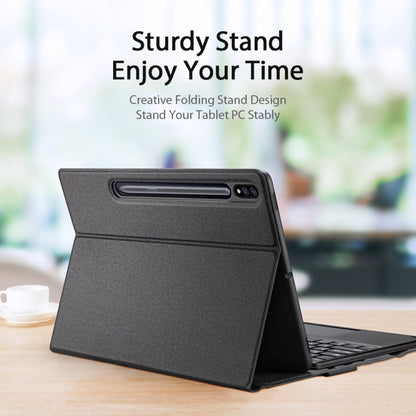 DUX DUCIS Detachable Bluetooth Keyboard Ultrathin Flip Leather Tablet Cas for Samsung Galaxy Tab S8 Plus (X800/X806) / S7 FE (T730/T733/T736B) / S7 Plus (T970/T976B) , For Samsung Galaxy Tab S8 Plus / S7 FE / S7 Plus