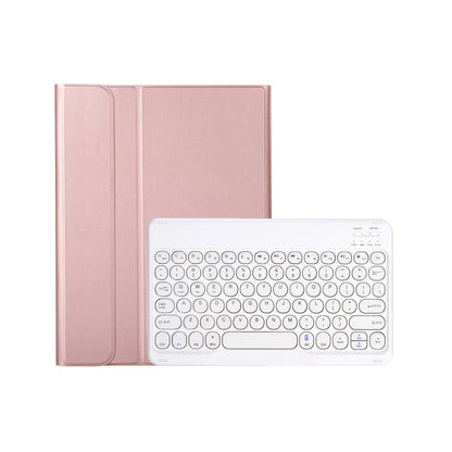 For iPad 11 2025 / 10th Gen 10.9 2022 YA10B Lambskin Texture Bluetooth Keyboard Leather Tablet Case with Pen Slot, YA10B