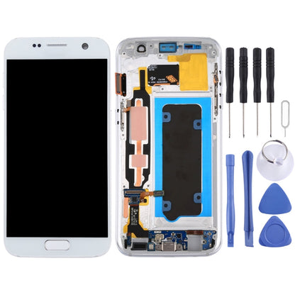 LCD Screen and Digitizer Full Assembly with Frame for Galaxy S7 / G930V, For Samsung Galaxy S7, For Samsung Galaxy S7 / G930V, For Samsung Galaxy S7 (Frame)