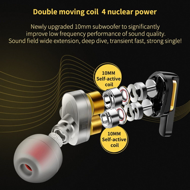 QKZ CK3 HIFI In-ear Four-unit Music Headphones