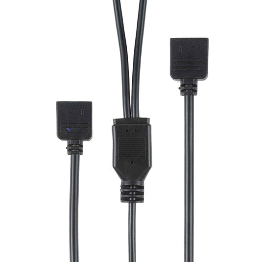 3 Pin 5V 1 to 2 Motherboard AURA RGB PC Cooling Extension Cable for Asus, 1 to 2