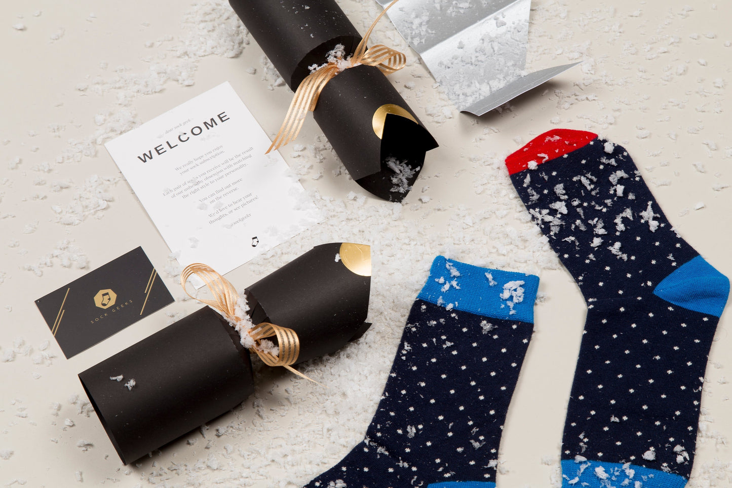 Luxury Christmas Cracker - Premium Organic Cotton Socks Gift