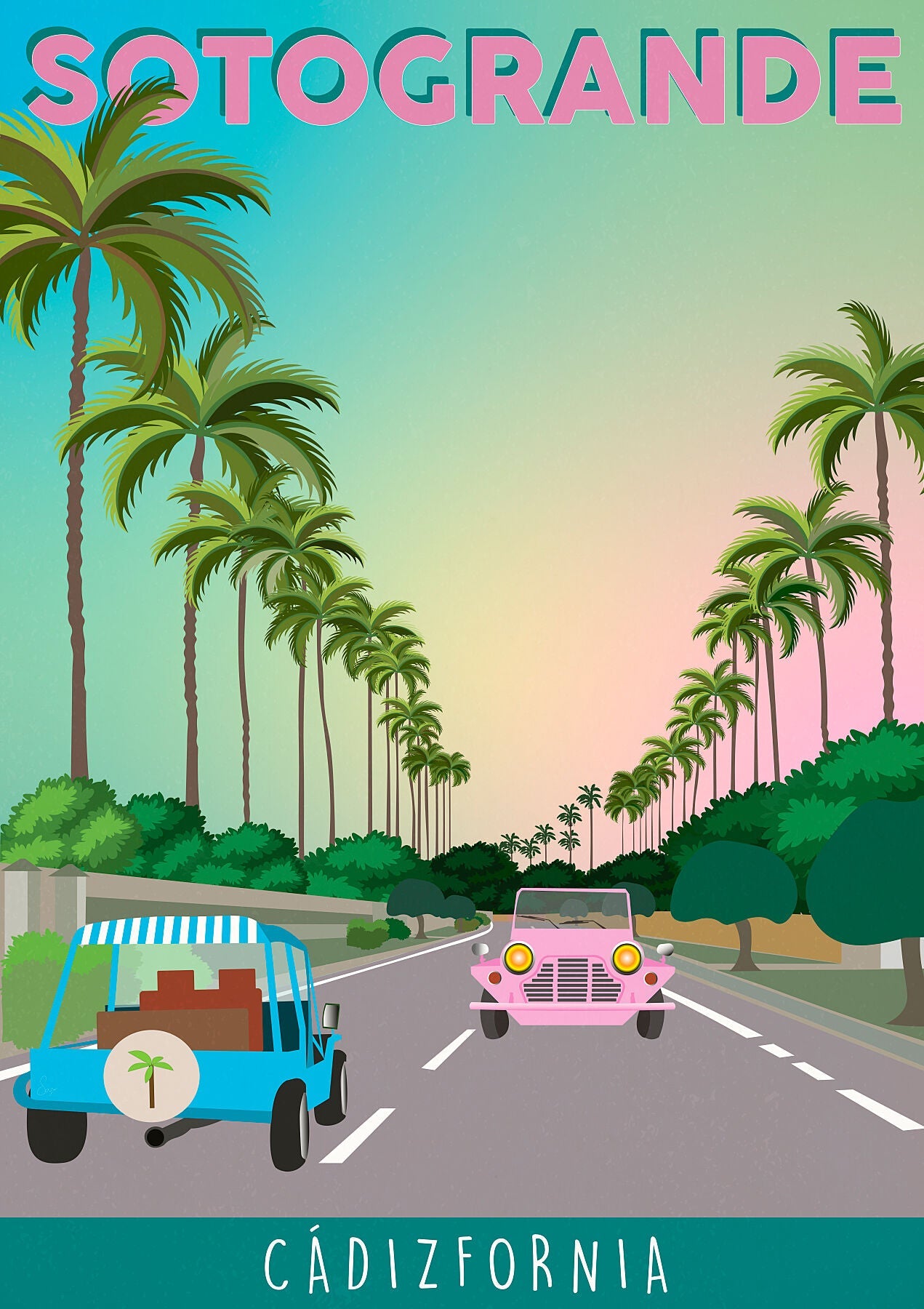 Paseo Del Parque - Pink