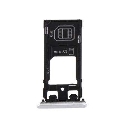 SIM Card Tray + Micro SD / SIM Card Tray + Card Slot Port Dust Plug for Sony Xperia X (Dual SIM Version), For Xperia X Dual SIM White, For Xperia X Dual SIM, For Xperia X Dual SIM Rose