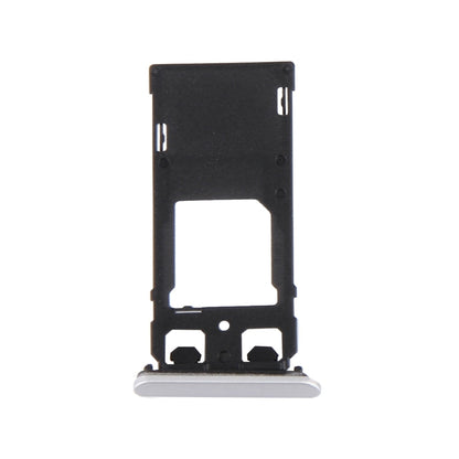 SIM Card Tray + Micro SD / SIM Card Tray + Card Slot Port Dust Plug for Sony Xperia X (Dual SIM Version), For Xperia X Dual SIM White, For Xperia X Dual SIM, For Xperia X Dual SIM Rose