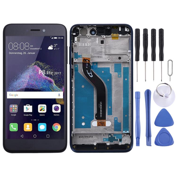 LCD Screen and Digitizer Full Assembly with Frame for Huawei P8 Lite (2017), For Huawei P8 Lite (2017), Huawei P8 Lite (2017)