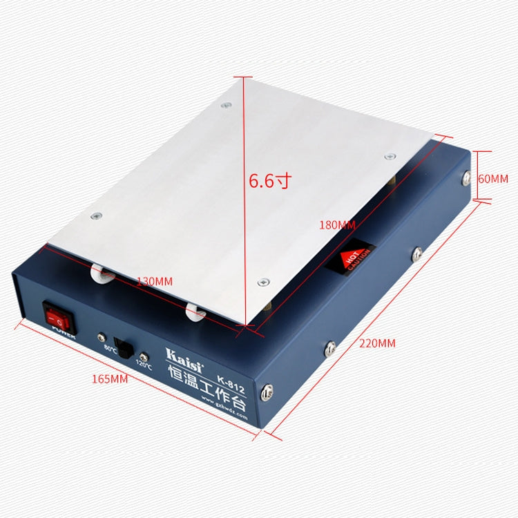 Kaisi K-812 Constant Temperature Heating Plate LCD Screen Open Separator Desoldering Station, US Plug, Kaisi K-812 US Plug, Kaisi K-812 EU Plug