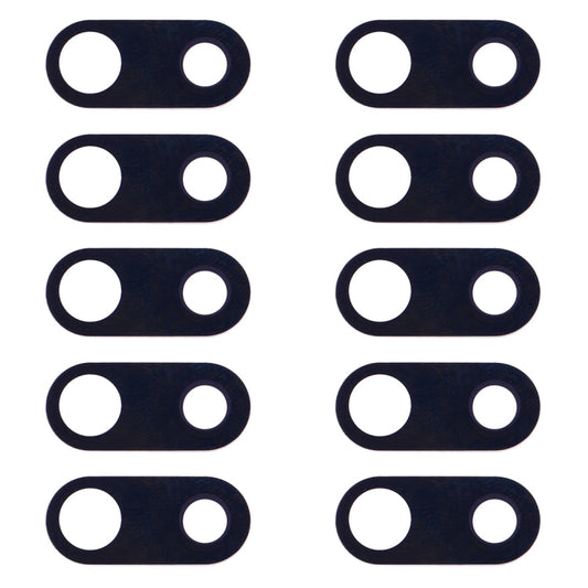10 PCS Back Camera Lens for LG V30 H930 H933, For LG V30 (Black), For LG V30 (Silver)
