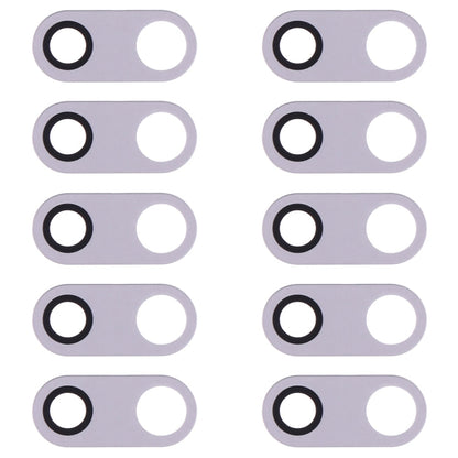 10 PCS Back Camera Lens for LG V30 H930 H933, For LG V30 (Black), For LG V30 (Silver)
