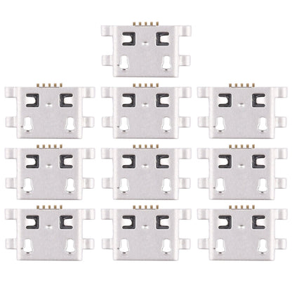 10 PCS Charging Port Connector for Huawei Y6, For Huawei Y6