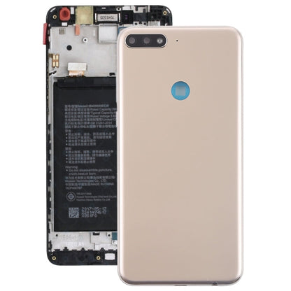 Back Cover with Side Keys for Huawei Y7 (2018), For Huawei Y7 (2018), For Y7 (2018)
