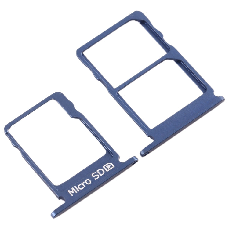 SIM Card Tray + SIM Card Tray + Micro SD Card Tray for Nokia 5 / N5 TA-1024 TA-1027 TA-1044 TA-1053, For Nokia 5