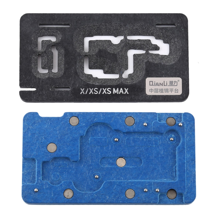 Qianli BGA Reballing Stencil Platform for iPhone X / XS / XS Max, For iPhone X / XS / XS Max