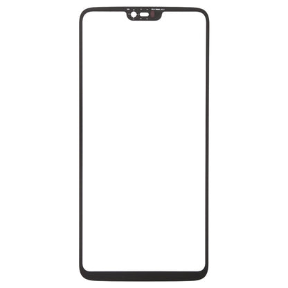 For OnePlus 6 Front Screen Outer Glass Lens, For OnePlus 6 Black