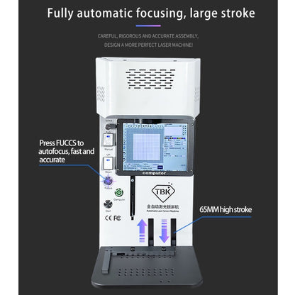 TBK958B Automatic Mini Laser Marking Screen Separater Repair Machine, TBK-958B