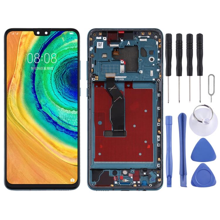 LCD Screen and Digitizer Full Assembly with Frame for Huawei Mate 30, For Huawei Mate 30, For Huawei Mate 30(Orange), For Huawei Mate 30(Green)
