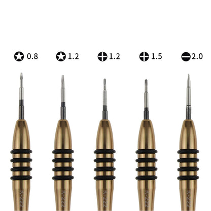 Kaisi K-5222 7 in 1 Plastic Opening Pick + Precision Screwdriver Set Tablet PC Cell Phone Repair Kit, K-5222