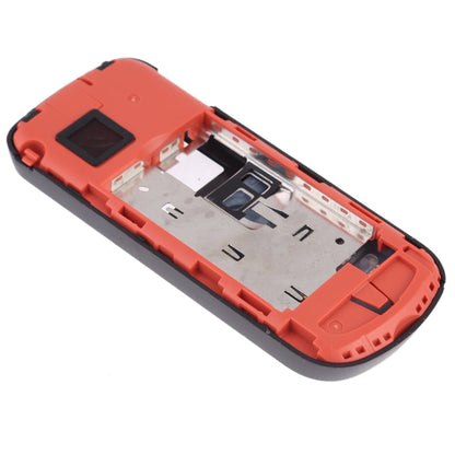Full Housing Cover (Front Cover + Middle Frame Bezel + Battery Back Cover + Keyboard) for Nokia 1202, For Nokia 1202