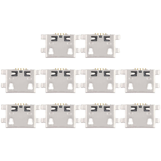 10 PCS Charging Port Connector for Xiaomi Redmi Note, For Redmi Note