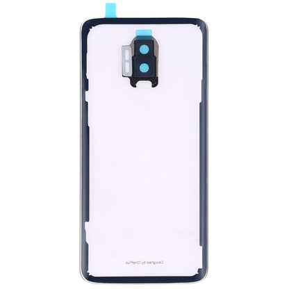 For OnePlus 6T Battery Back Cover with Camera Lens Frame, For OnePlus 6T