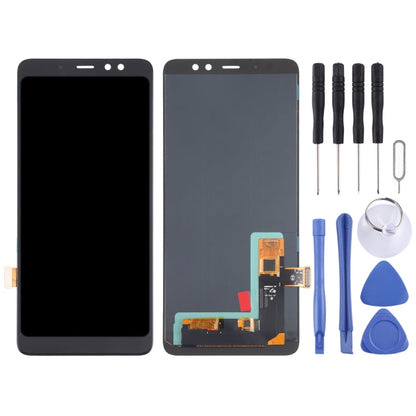 OLED Material LCD Screen and Digitizer Full Assembly for Samsung Galaxy A8+ (2018) SM-A730, For Samsung Galaxy A8+ (2018)(OLED Material)