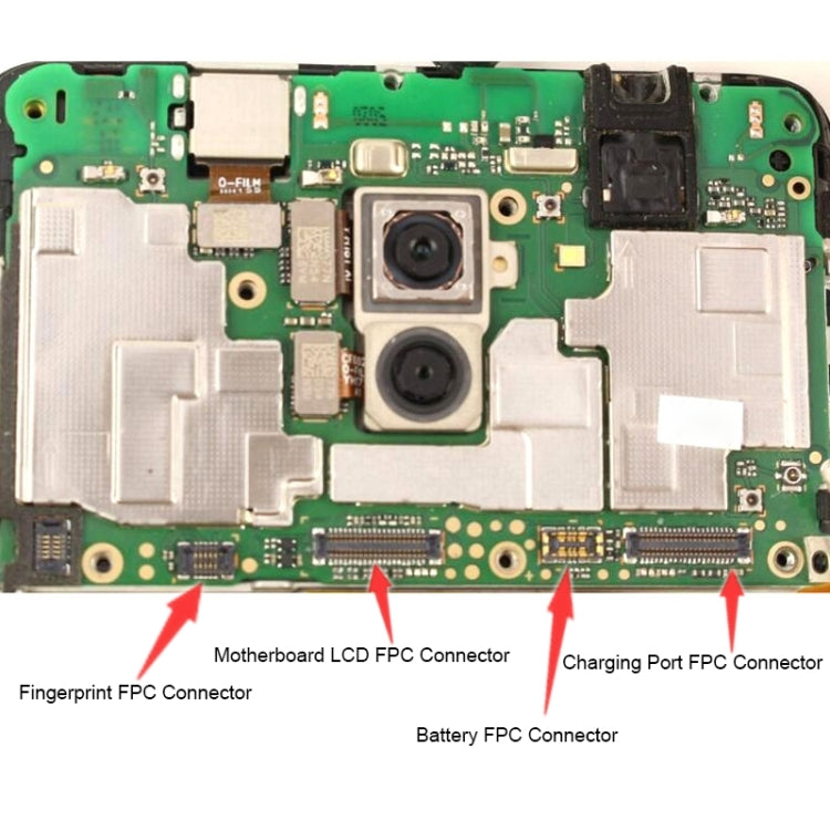 10 PCS Motherboard LCD Display FPC Connector for Huawei P30, For Huawei P30