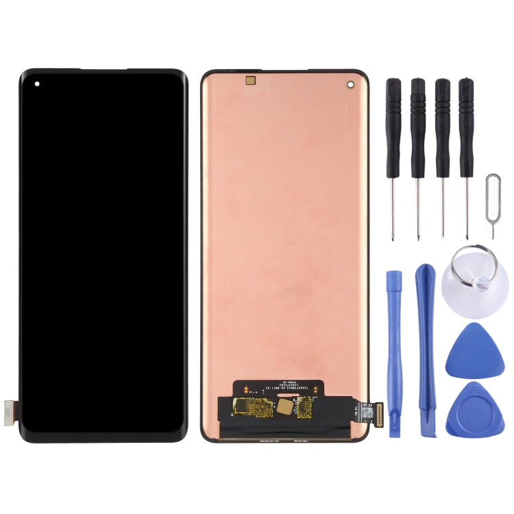 Original Super AMOLED Material LCD Screen and Digitizer Full Assembly for OPPO Reno5 Pro 5G / Reno5 Pro+ 5G / Find X3 Neo PDSM00, PDST00, CPH2201,PDRM00, PDRT00, For OPPO Reno5 Pro 5G(AMOLED)