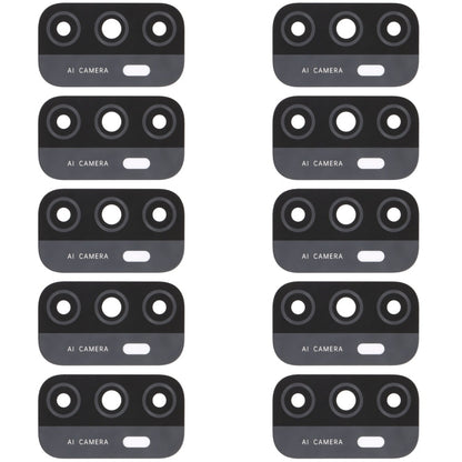 For OPPO A33 (2020) / A53s 4G / A11s / A32 / A53 (2020) CPH2127 PDVM00 10pcs Back Camera Lens, For OPPO A33 (2020) / A53s 4G / A11s / A32/A53 (2020)