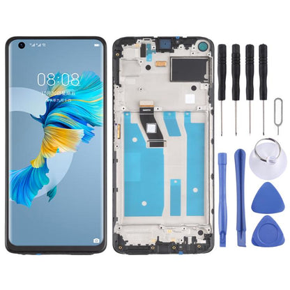 LCD Screen and Digitizer Full Assembly with Frame for Huawei Mate 40 Lite, For Huawei Mate 40 Lite