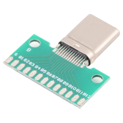Double-sided Positive and Negative Type C Male Test Board USB 3.1 with PCB 24pin Welded, Type C Male 24pin