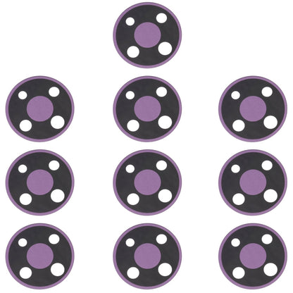 10 PCS Back Camera Lens for Nokia 3.4 TA-1288 TA-1285 TA-1283, For Nokia 3.4  (Blue), For Nokia 3.4  (Purple)