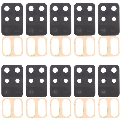 For OPPO F19 Pro CPH2285 10pcs Back Camera Lens, For OPPO F19 Pro