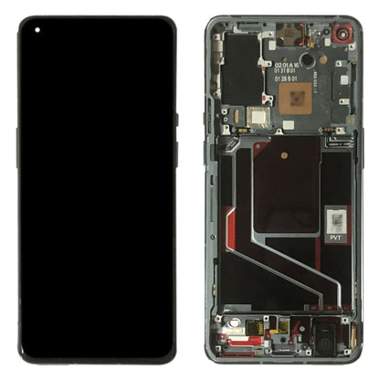 For OnePlus 9 Pro LE2121 LE2125 LE2123 LE2120 Digitizer Full Assembly With Frame Original LCD Screen, For OnePlus 9 Pro(Green)