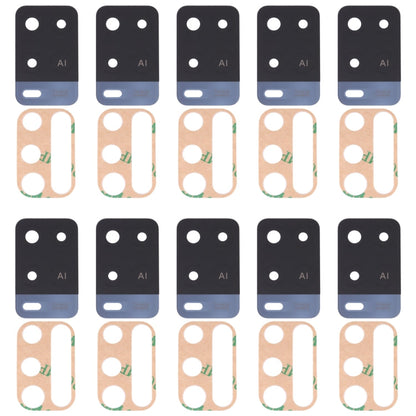 For OPPO A54 4G 10 PCS Back Camera Lens, For OPPO A54 4G(Black), For OPPO A54 4G(Blue)