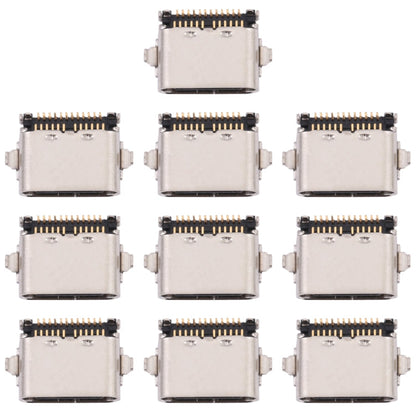10 PCS Charging Port Connector for Lenovo M10 Plus TB-X606, TB-X606F, For Lenovo M10 Plus