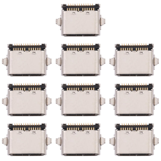 10 PCS Charging Port Connector for Lenovo M10 Plus TB-X606, TB-X606F, For Lenovo M10 Plus
