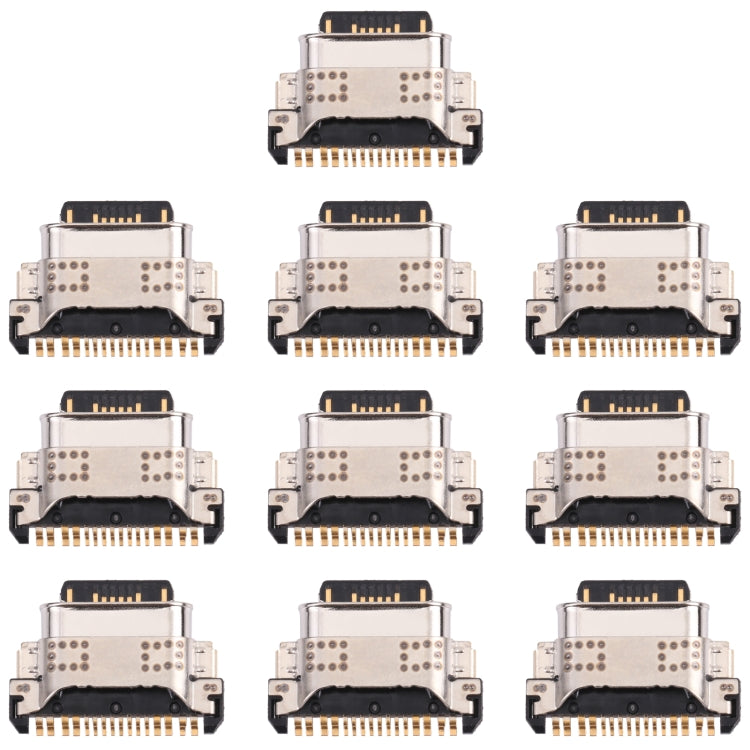 For vivo X60 Pro V2046, V2047A, V2047 10pcs Charging Port Connector, For vivo X60 Pro