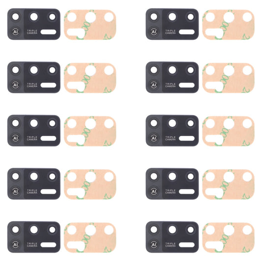 For Tecno Spark 6 Air KE6, KE6j, KF6 10pcs Back Camera Lens, For Tecno Spark 6 Air