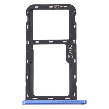 For ZTE Blade A52 SIM Card Tray + SIM Card Tray / Micro SD Card Tray, For ZTE Blade A52
