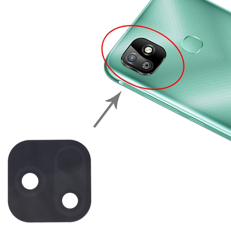For Infinix Smart HD 2021 X612, X612B 10pcs Back Camera Lens, For Infinix Smart HD 2021