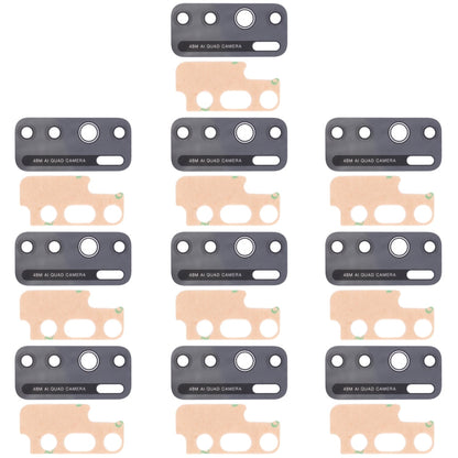For Tecno Camon 15 CD7 10pcs Back Camera Lens, For Tecno Camon 15