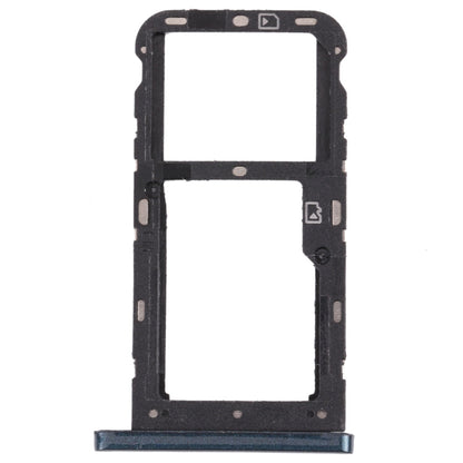 SIM Card Tray + SIM Card Tray / Micro SD Card Tray for ZTE Blade V10 Vita, For ZTE Blade V10 Vita, For ZTE Blade V10 Vita(Dark Green)