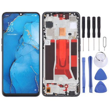 Original LCD Screen and Digitizer Full Assembly with Frame For OPPO Reno3 5G/Reno3 Youth/F15/Find X2 Lite/K7 5G, For OPPO Reno3 5G, For OPPO Reno3 5G/Reno3 Youth/F15/Find X2 Lite/K7 5G
