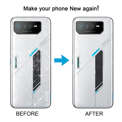For Asus ROG Phone 6 AI2201-C AI2201-F Glass Battery Back Cover with NFC/Light Cable, For Asus ROG Phone 6(with NFC/Light Cable)